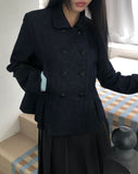 Lowell double-button short jacket