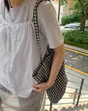 Neneto Check Shoulder Bag