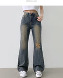 Wide Boot Cut Fit Denim Pants