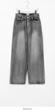 Combi Washing Wide Denim Pants