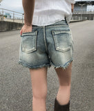 Paul Western Short Denim Shorts