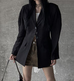 Leg of Mutton Sleeve Linen Jacket