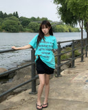 Souffle Dot Lettering Short Sleeve