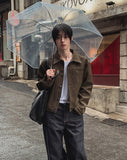 Poste Rivet Leather Trucker Jacket