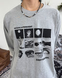 pit print long sleeve t-shirt