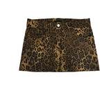 Stiff Leopard Skirt