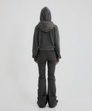 Layered Zip Hoodie