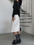 [U-BASIC] Lin Pintuck Cotton Bermuda Pants