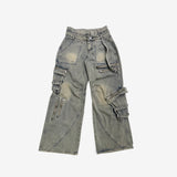 Tima Layered Strap Pocket Pants