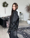 Nev biker leather jacket