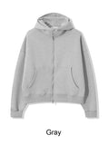 Todd Snap Crop Hood Zip-up