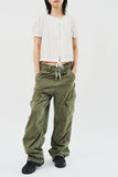 Fog Dyeing Cargo Pants