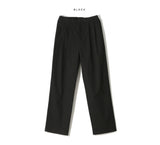 Int two tuck banding wide pants