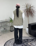 Clown Patch Cotton Wide Work Pants