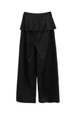 Ella Button Flare Skirt Pants