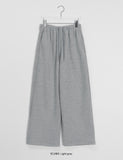 Corenti Banding Ribbed Brushed Wide Pants