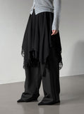 Softy Lace Layered Tiered Skirt
