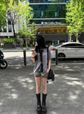 [ MADE / Tie Set ] Silk Stripe Classic Shirt Short Sleeve Version