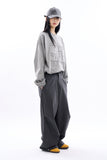 Senj over parachute snap denim pants