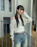 Minty V-Neck Loose Knit