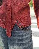 Keddy Wash Denim Wide Brushed Pants