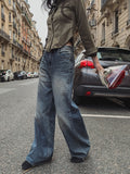 Benny loose wide denim pants