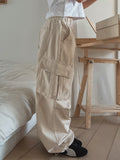 Maple Peach Cargo Wide Pants