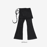 Nect Wrap Skirt Pants Set