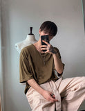 [1+1] Overfit U Neck Short Sleeve Tee