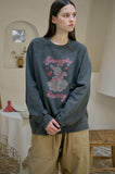 Bunny For Heart Raglan Pigment Sweatshirt
