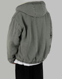 Fleece Dyed Hooded Jumper