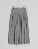 Basta Shirring Banding Long Skirt