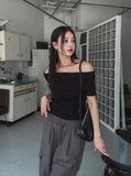 loopy pocket cargo nylon pants