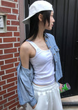 BUTTON GOLGI SLEEVELESS