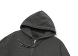 [2-WAY] Milky Way Pigment Hood Zip-Up