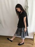 Loerin Shirred Cap Sleeve Blouse