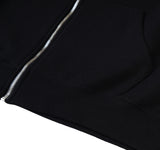 Bear Heart Embroidery Hood Zip-Up