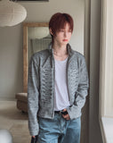 Novent Napoleon Muscle Fit Knit Zip-up