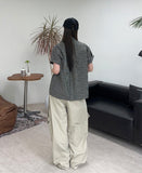 Luati Crop Check Shirt