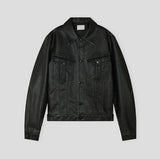 Glam Leather Stitch Jacket