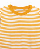 Myonde color matching stripe long sleeve tee