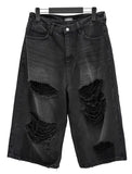 Core Maxi Ankle Length Damage Denim