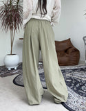 By Nylon Pintuck Balloon Pants