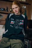 Shooting Bear Raglan Sweatshirt