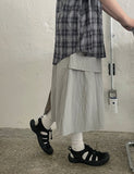 Jundro Summer Nylon Wrap Skirt