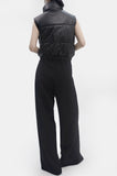 Linian Leather Padded Vest