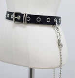 Rock Chic Eyelet Chain Belt