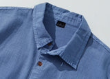 Cool Summer Stripe Pigment Short Sleeve Shirt