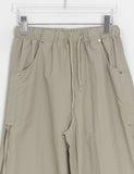 Soluna Parachute String Shirring Wide Banding Pants