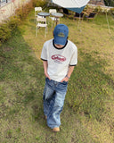 Washed Domingo denim pants